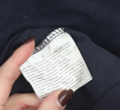 Regatta Great Outdoors Women's Navy Fleece 1/2 Zip Pullover UK 18