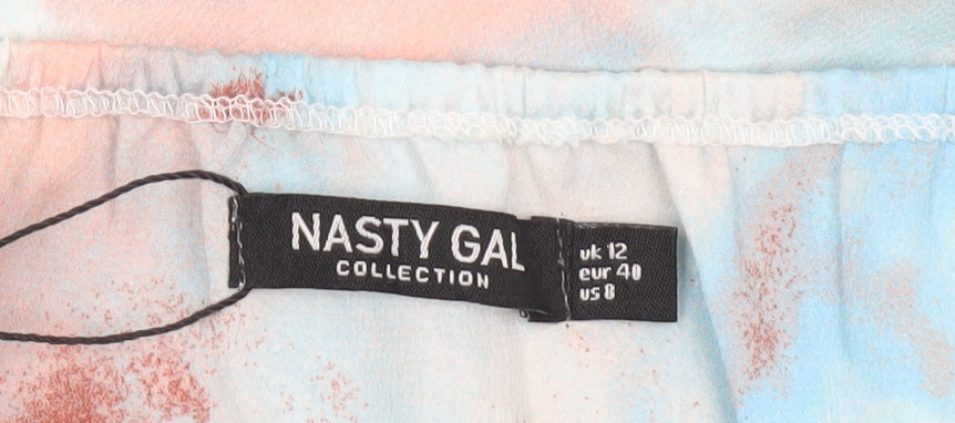 Womens UK Size 12 Nasty Gal Multicoloured Camisole Tank