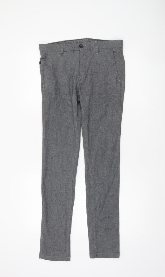 Zara Man Grey Slim Fit Chino Trousers Men’s Size 29