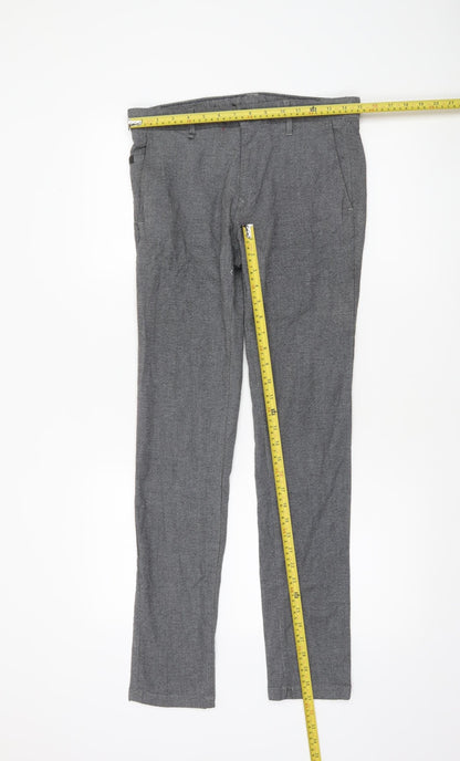 Zara Man Grey Slim Fit Chino Trousers Men’s Size 29