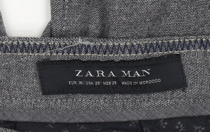 Zara Man Grey Slim Fit Chino Trousers Men’s Size 29