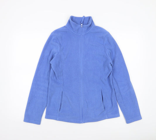 Dunnes Women Blue Fleece Full Zip Jacket Size S