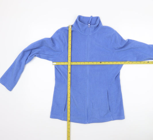 Dunnes Women Blue Fleece Full Zip Jacket Size S