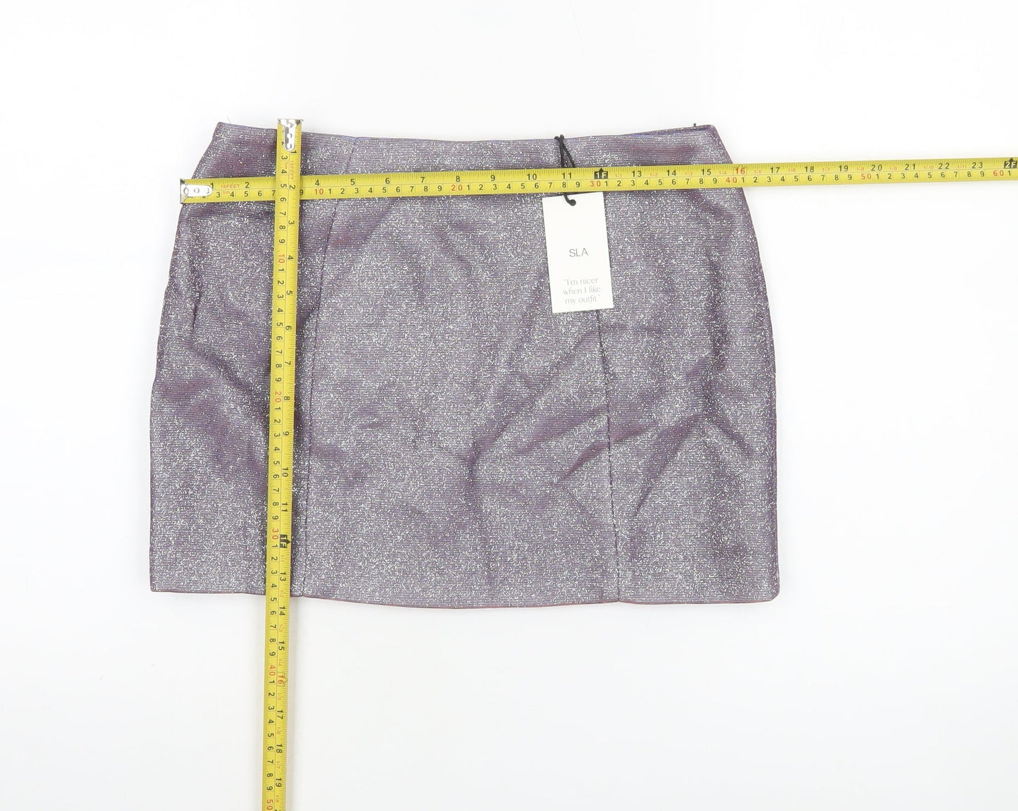 Womens UK Size S SLA The Label Straight & Pencil Satin Skirt