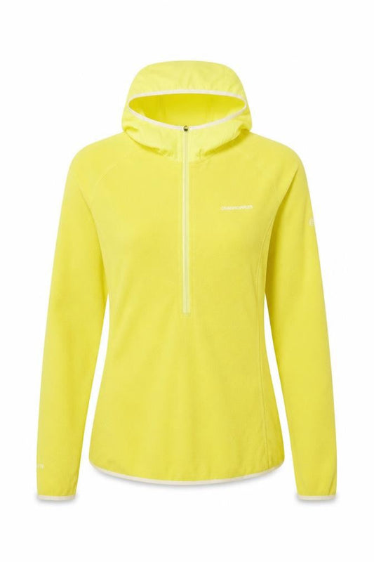 Womens UK Size 10 Craghoppers Yellow Pullover Hoodie