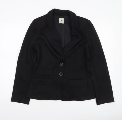 Tu Women’s Black Size 14 Single Breasted Blazer Jacket