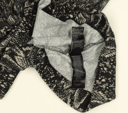 Marks and Spencer Women Black Animal Print Bodycon Dress Size 12