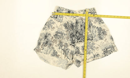 Womens UK Size 8 C&A Regular Fit Paperbag Shorts