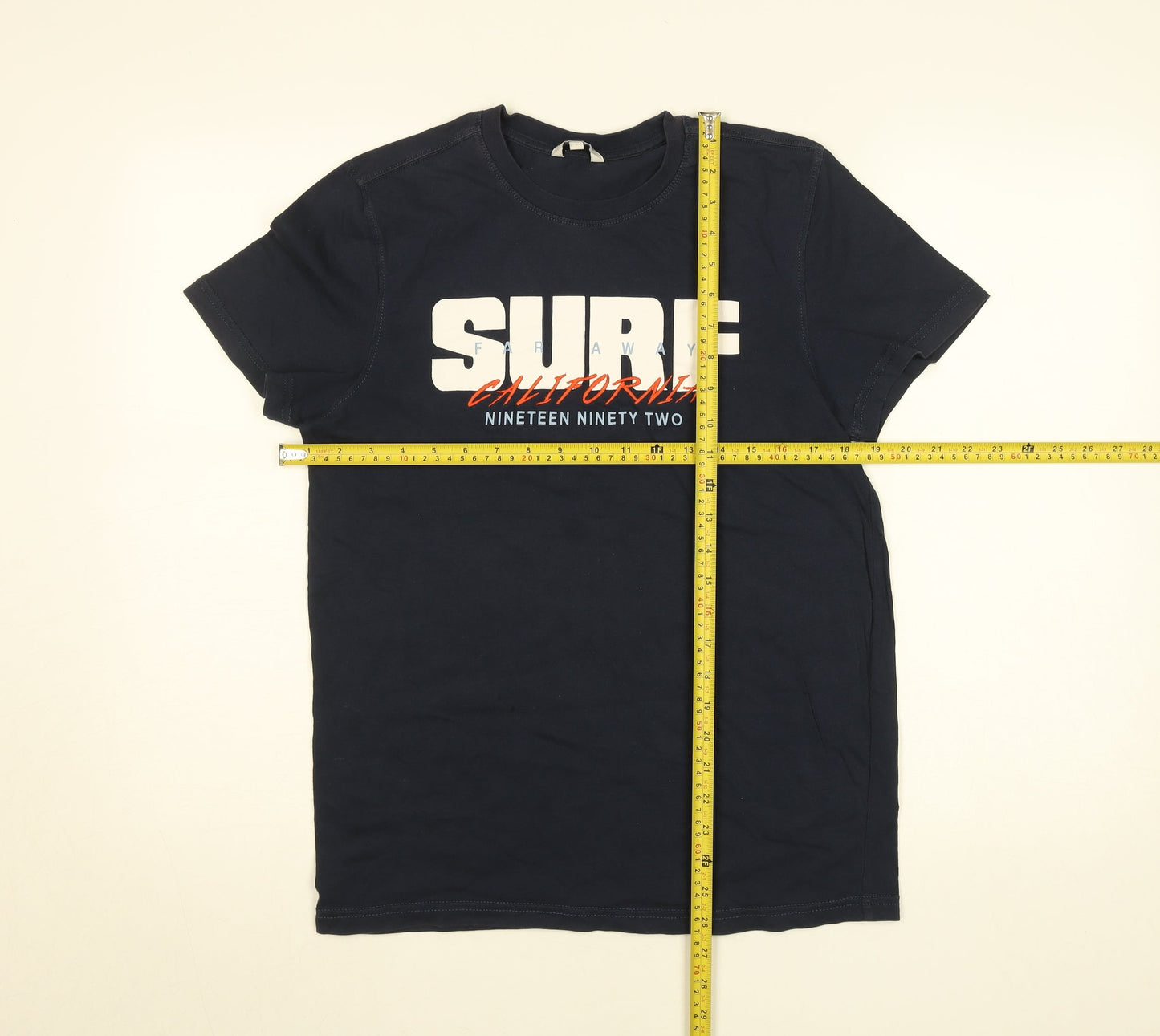 Review for Teens Blue Surf California 1992 Graphic Cotton T-Shirt L