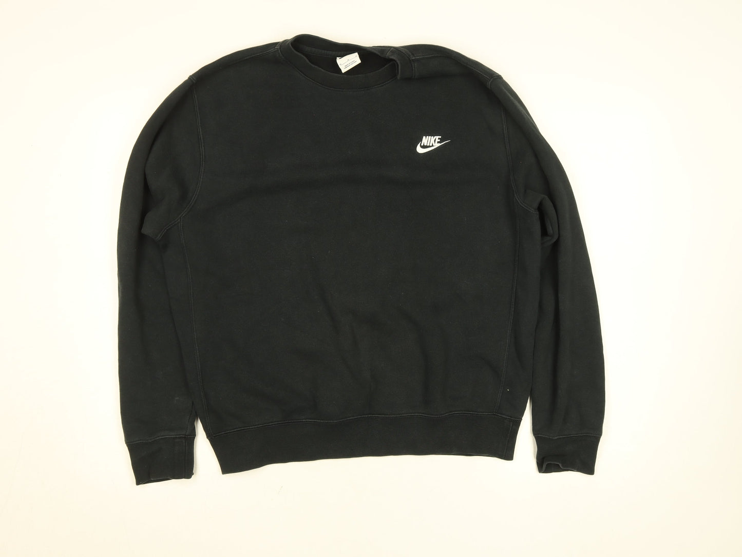 Mens UK Size M Nike Black Pullover Sweatshirt