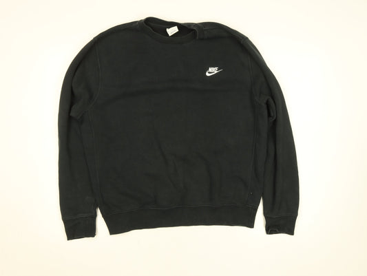 Mens UK Size M Nike Black Pullover Sweatshirt