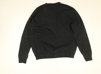 Mens UK Size M Nike Black Pullover Sweatshirt