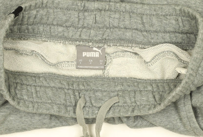Puma Mens Grey Sweat Shorts Size S Elastic Waist Sportswear