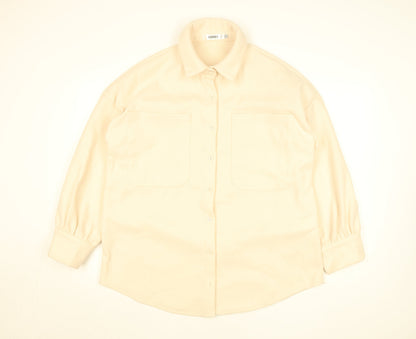 Womens UK Size 12 Missguided Beige Basic Jacket
