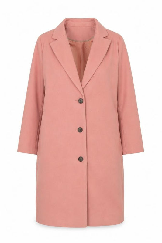 Womens UK Size 14 TU Pink Overcoat