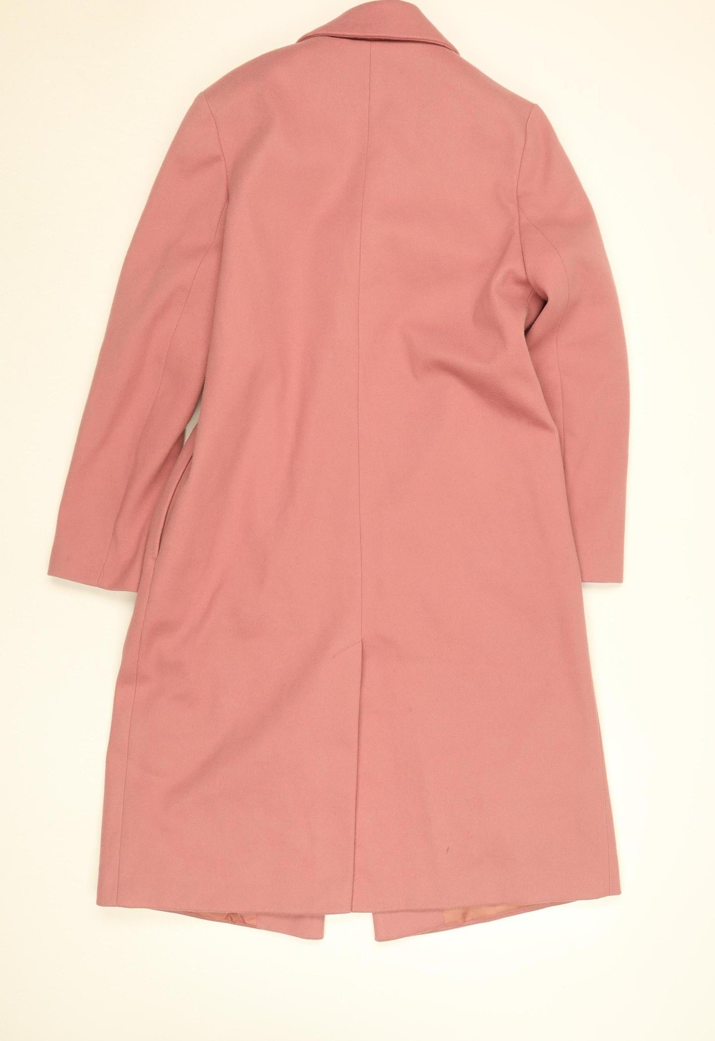 Womens UK Size 14 TU Pink Overcoat