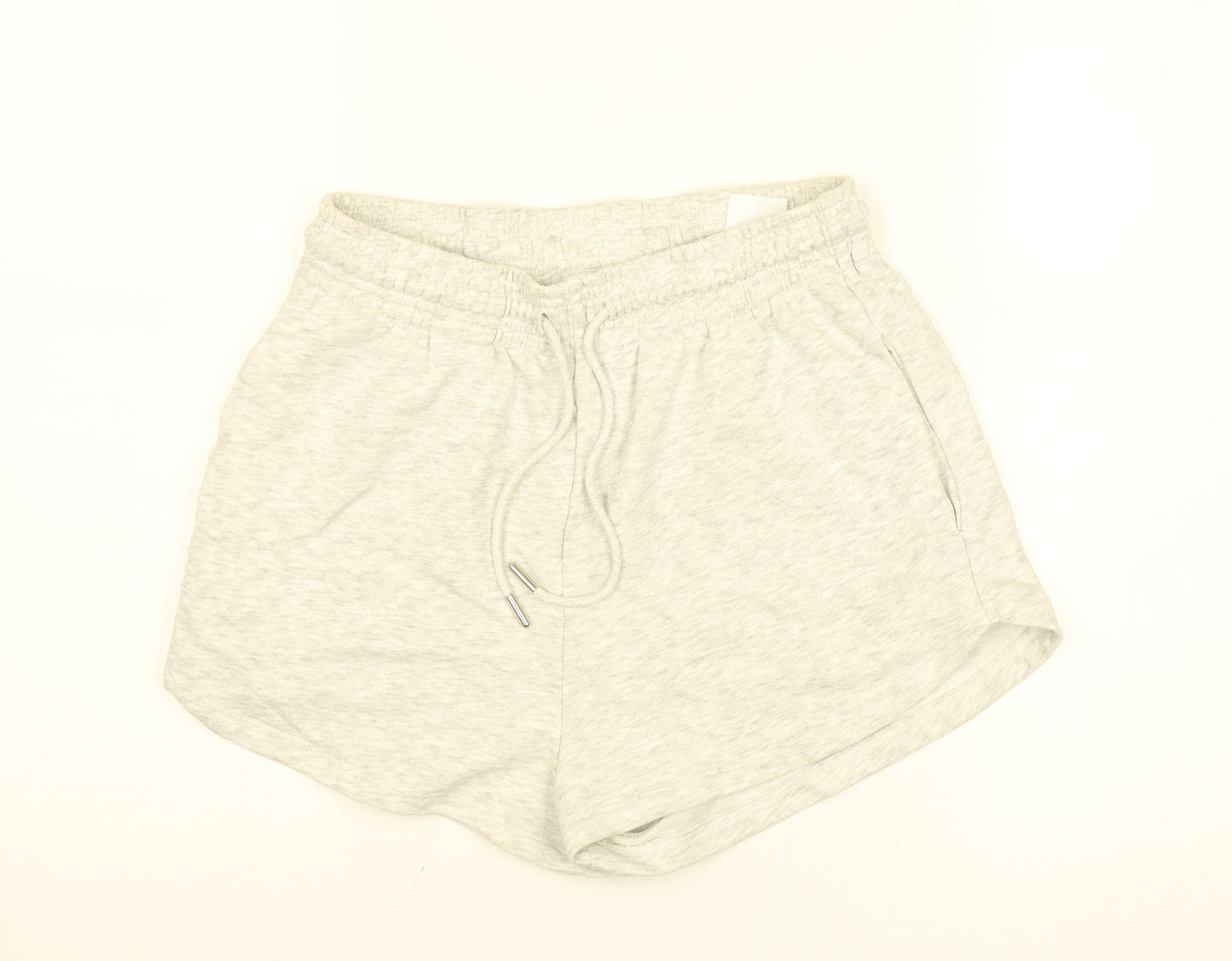 H&M Womens Grey Size 8 Sweat Shorts Lightweight Jersey Activewear