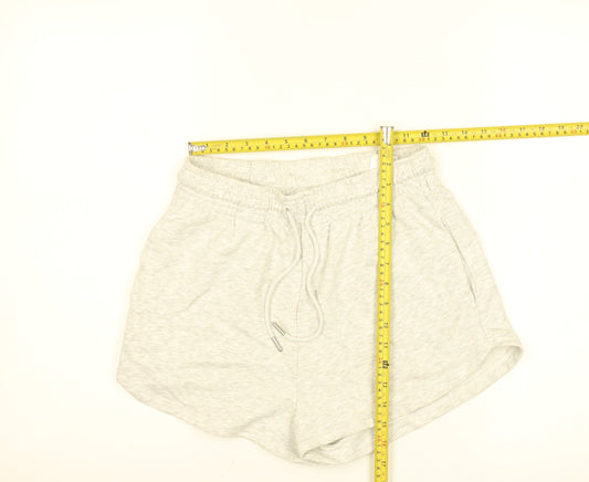 H&M Womens Grey Size 8 Sweat Shorts Lightweight Jersey Activewear