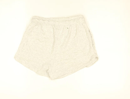 H&M Womens Grey Size 8 Sweat Shorts Lightweight Jersey Activewear