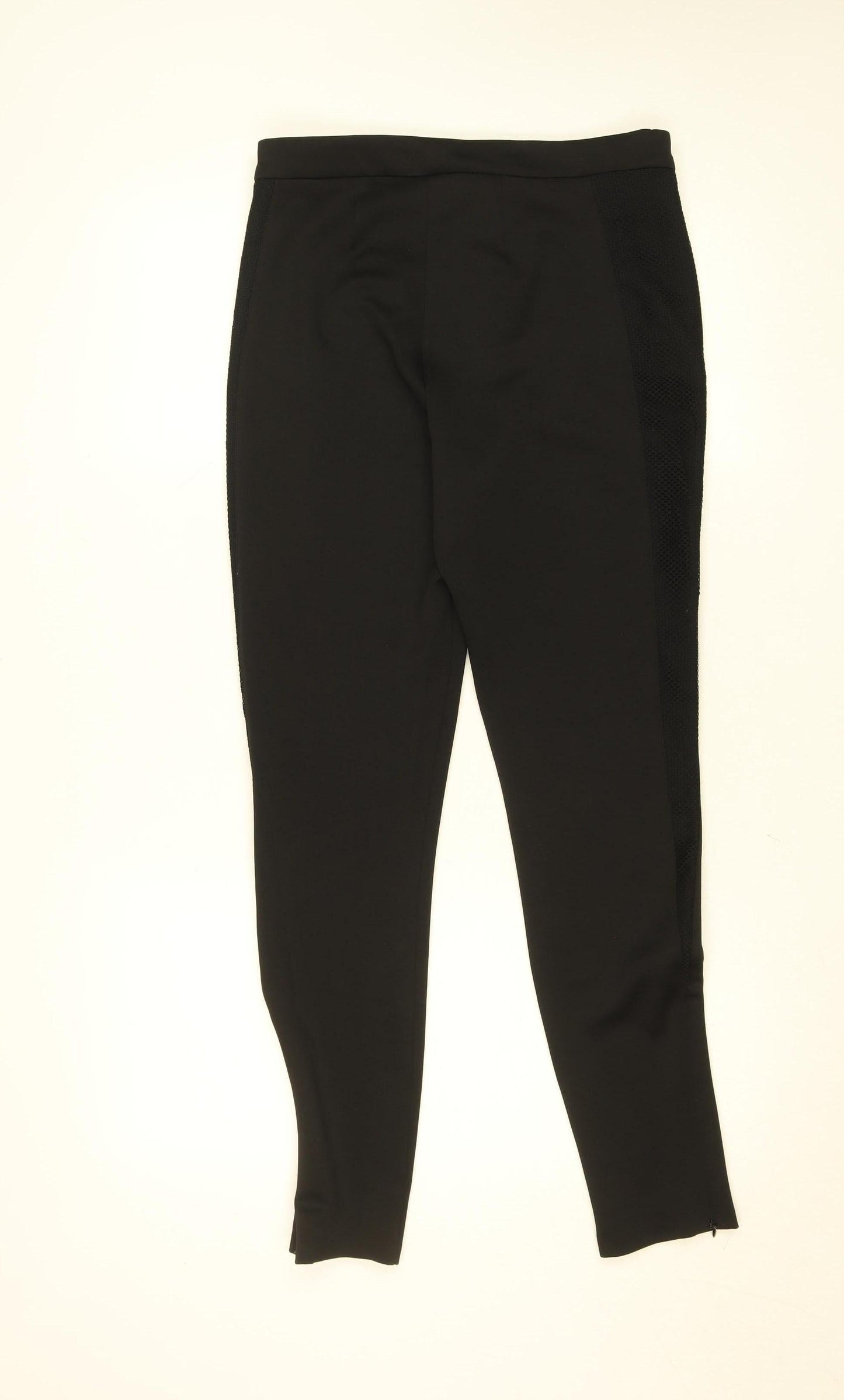 Womens UK Size 10 Love Label Slim Fit Leggings Black Trousers