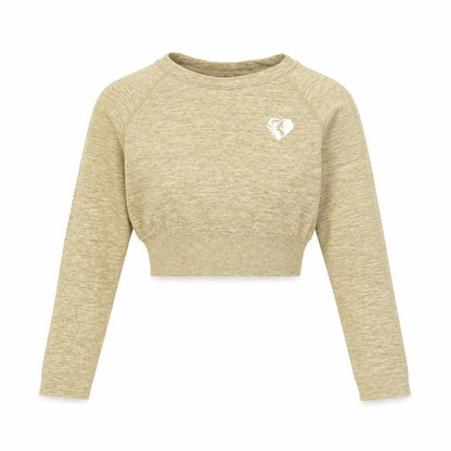 Womens UK Size XS Women's Best Beige Gym & Training Yoga Running & Jogging T-Shi