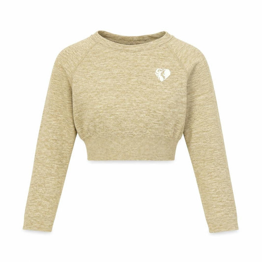 Womens UK Size XS Women's Best Beige Gym & Training Yoga Running & Jogging T-Shi