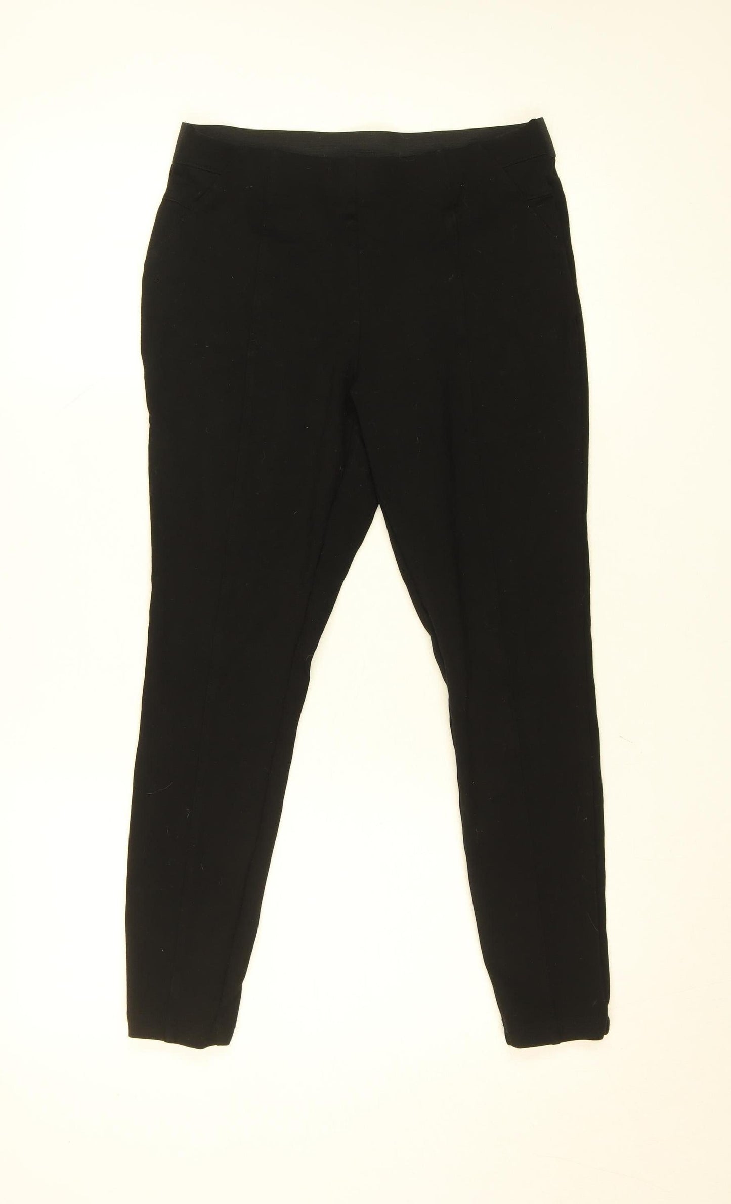 Dunnes Stores Women’s Black Cotton Stretch Leggings Size 12