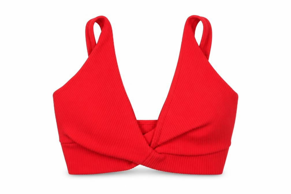 Womens UK Size XS Dunnes Stores Red Cropped Tank
