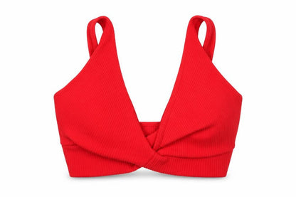 Womens UK Size XS Dunnes Stores Red Cropped Tank