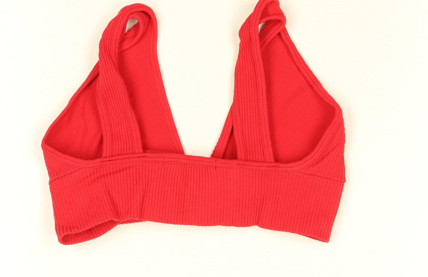 Womens UK Size XS Dunnes Stores Red Cropped Tank