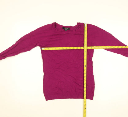 Womens UK Size M JULIO Purple Pullover Jumper