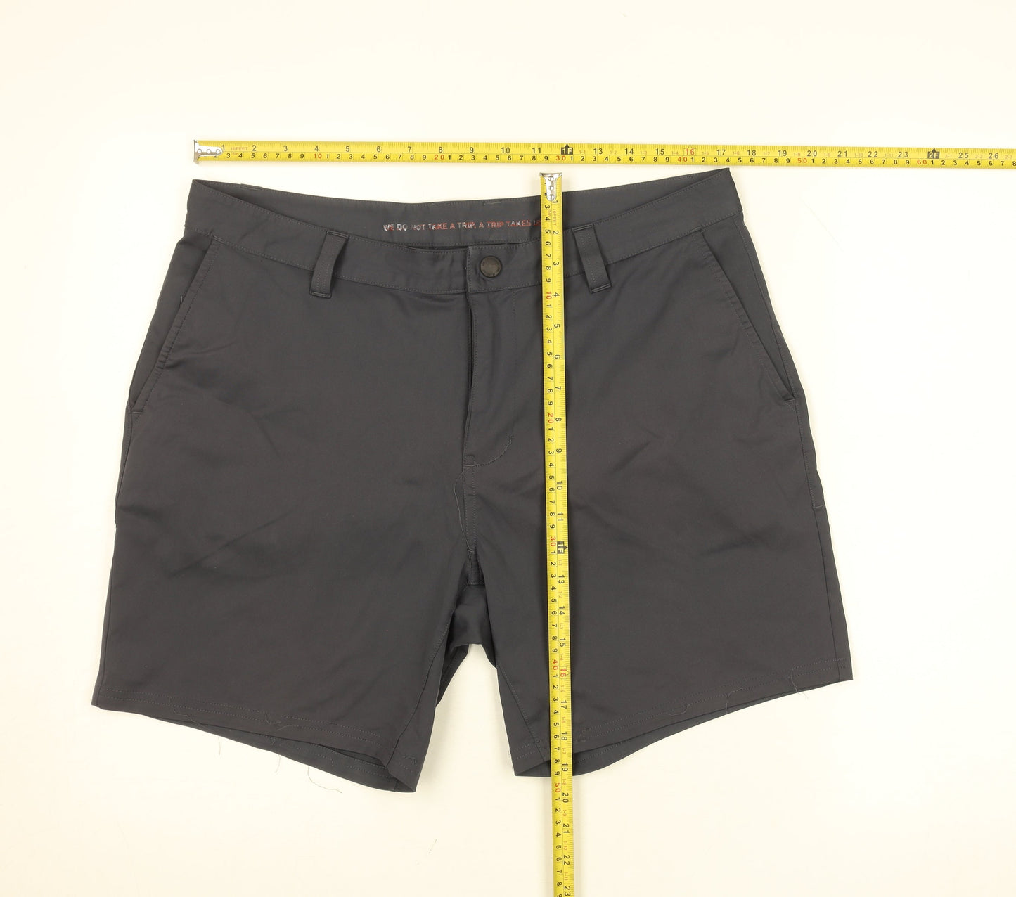 Rhone Men's Black Chino Shorts Size 33 Regular Fit Lightweight Quick Dry