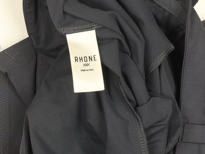 Rhone Men's Black Chino Shorts Size 33 Regular Fit Lightweight Quick Dry