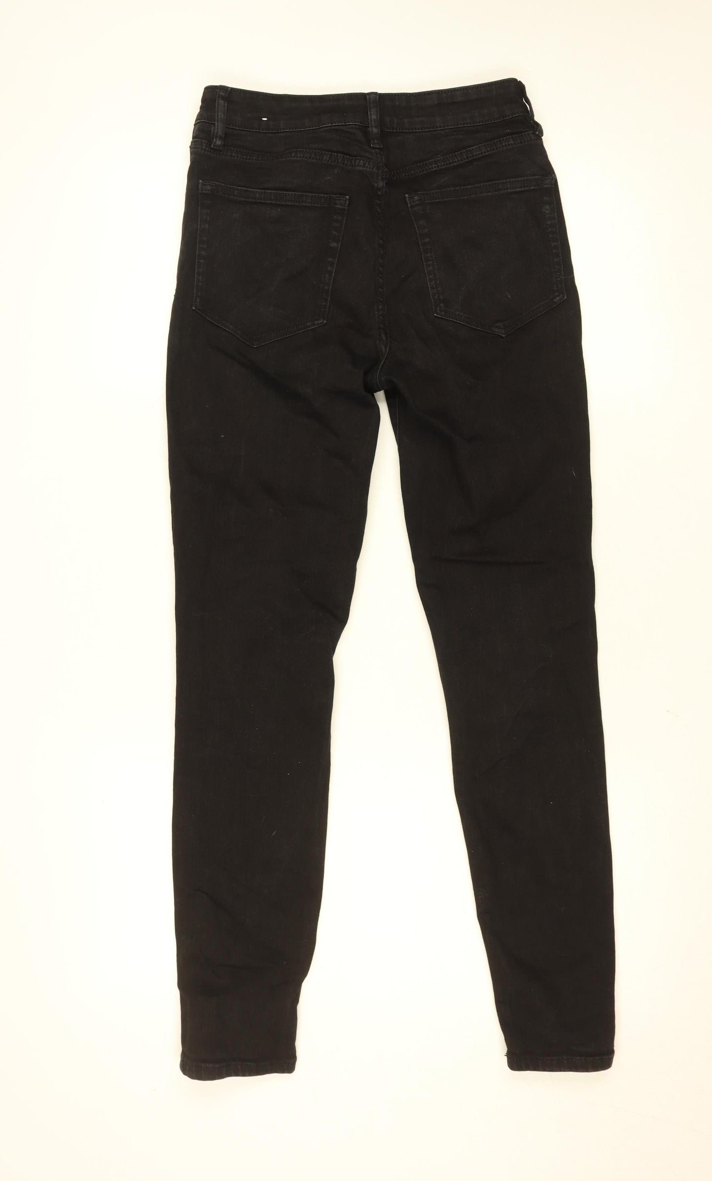 Womens UK Size 10 MNG Slim Fit Skinny Black Jeans