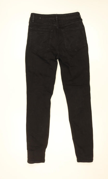 Womens UK Size 10 MNG Slim Fit Skinny Black Jeans