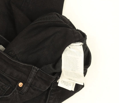 Womens UK Size 10 MNG Slim Fit Skinny Black Jeans