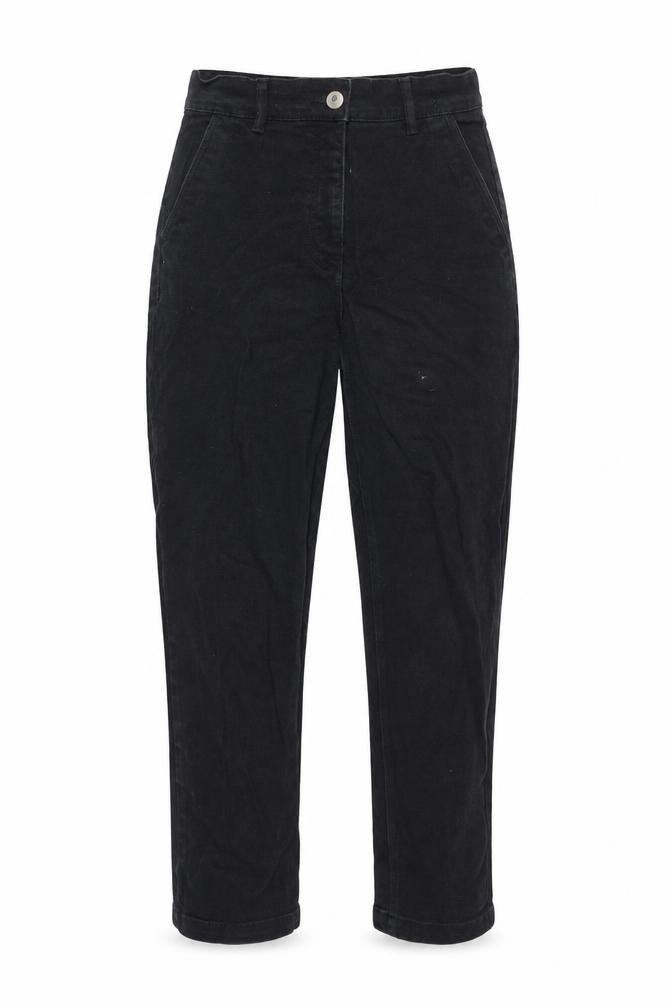 Womens UK Size 10 H&M Regular Fit Straight Black Jeans