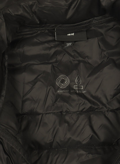 Womens UK Size 12 H&M Black Puffer Jacket