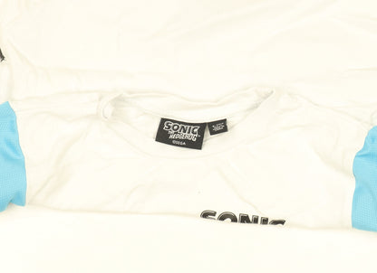 Boys UK Size 6-7 Years Primark White Basic T-Shirt