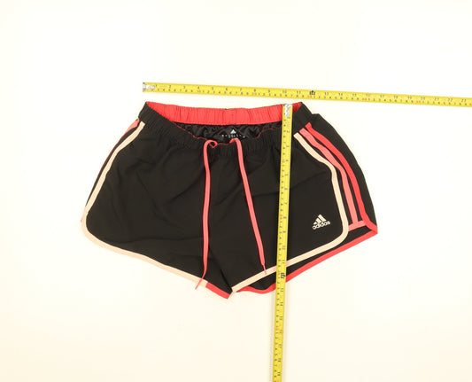 Adidas Womens Black Climalite Athletic Shorts UK 12