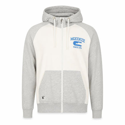 Mens UK Size S McKenzie Grey Full Zip Hoodie