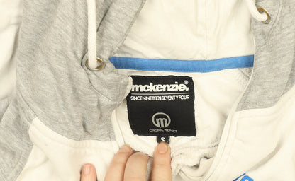 Mens UK Size S McKenzie Grey Full Zip Hoodie