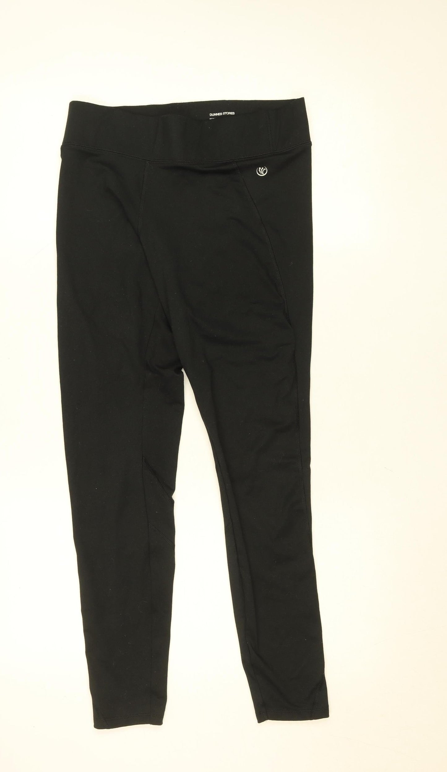 Womens UK Size M Dunnes Stores Slim Fit Leggings Black Leggings