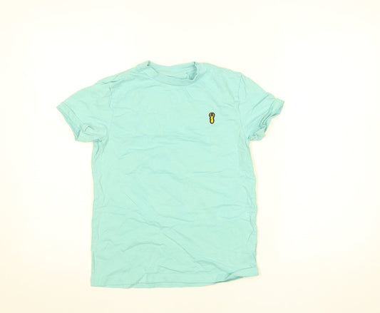 Boys UK Size 10 Years NEXT Blue Basic T-Shirt