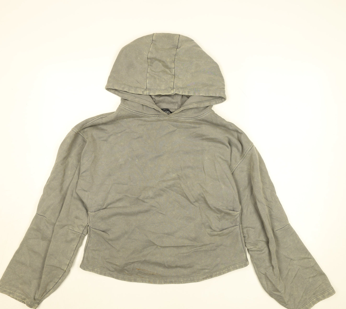 Womens UK Size M ASOS Grey Pullover Hoodie