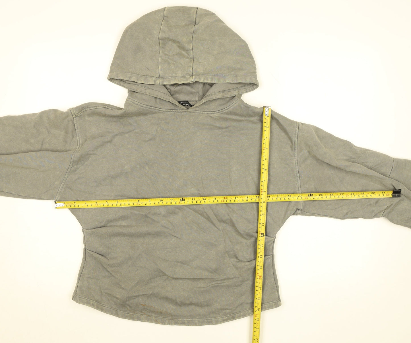 Womens UK Size M ASOS Grey Pullover Hoodie
