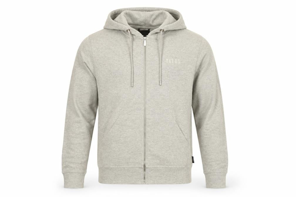 Mens UK Size S STATUS Grey Full Zip Hoodie
