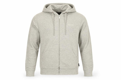 Mens UK Size S STATUS Grey Full Zip Hoodie
