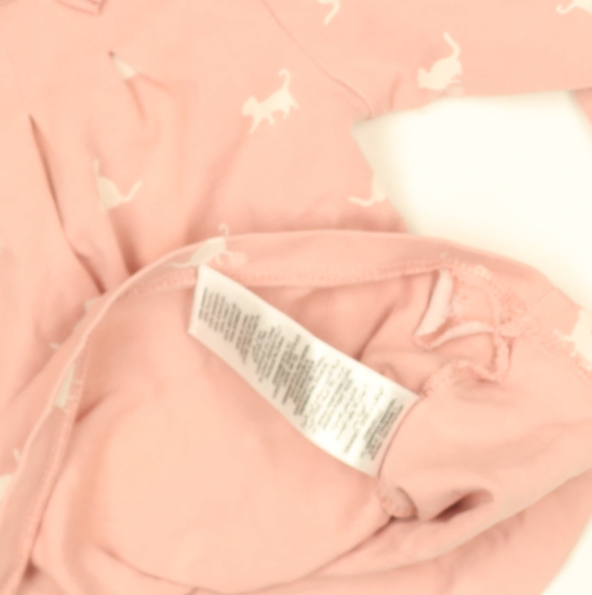 Jasper Conran Girls Pink A-Line Animal Print Dress 3-6 Months Cotton