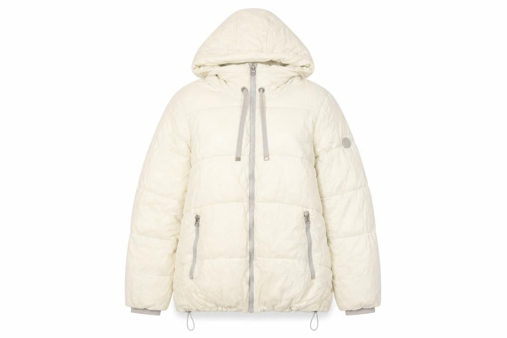 Womens UK Size L French Connection Ivory Puffer Jacket
